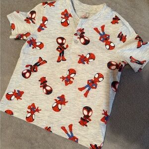 Marvel Spider-Man Kids Tee - Gray and Red